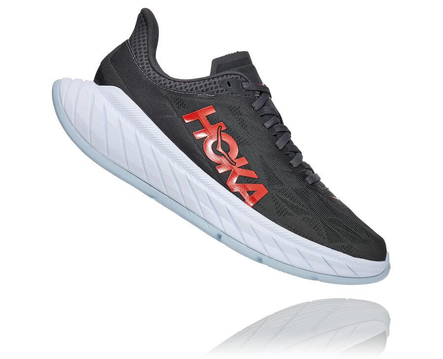 Hoka One One Koşu Ayakkabısı Erkek Siyah/Beyaz - Carbon X 2 - WK6497205